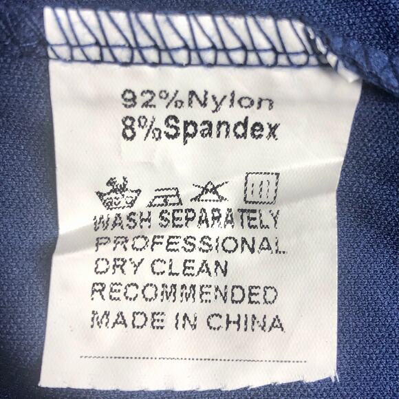 MiaoMiao Navy Lace Overlay Pencil Dress - Size Medium - Picture 11 of 13